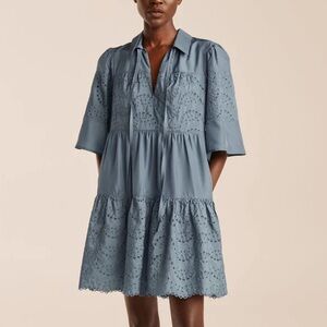 Rebecca Taylor Blue Mini Dress